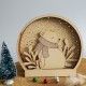 Décoration Ours de Noël à décorer en bois