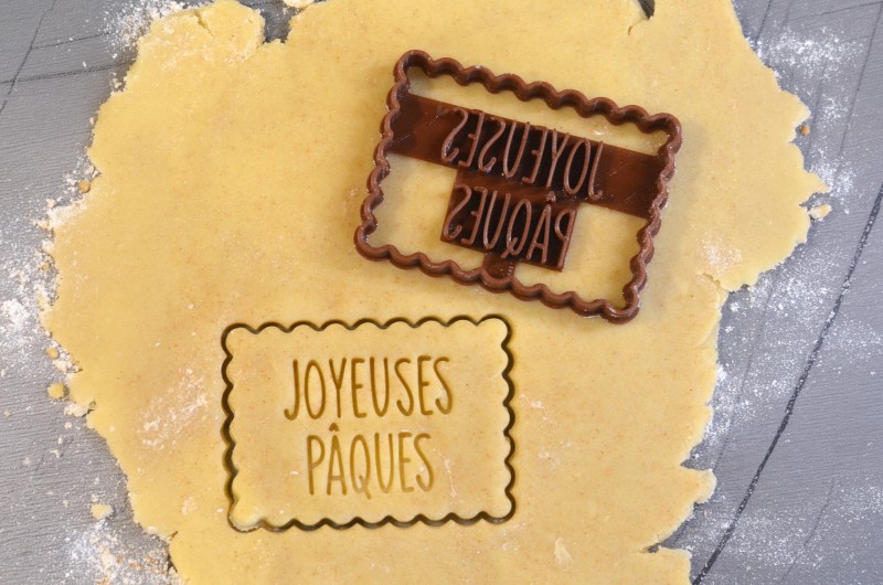Emporte-pièce Petit Beurre Joyeuses Pâques