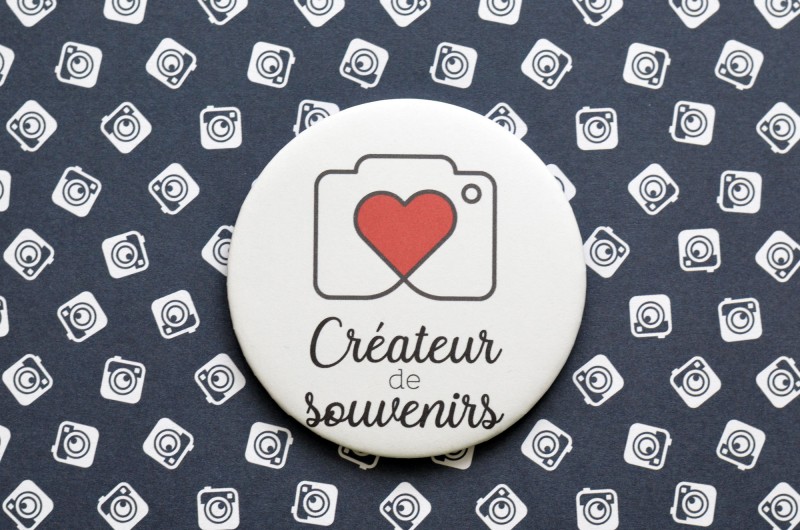 Badge Créateur de souvenirs - Photographe