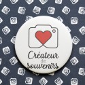 Badge Créateur de souvenirs - Photographe