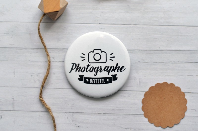 Badge Photographe Officiel