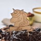 Cake Topper Licorne Personnalisé