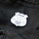 Badge Insigne de Police avec prénom - Acrylique Miroir Argent