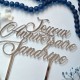 Cake Topper Anniversaire personnalisé