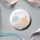 Badge Future Maman - Arc en Ciel