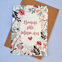 Carte ensemencée Bonne Fête Maman Fleurs