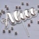 Cake topper personnalisé Miroir