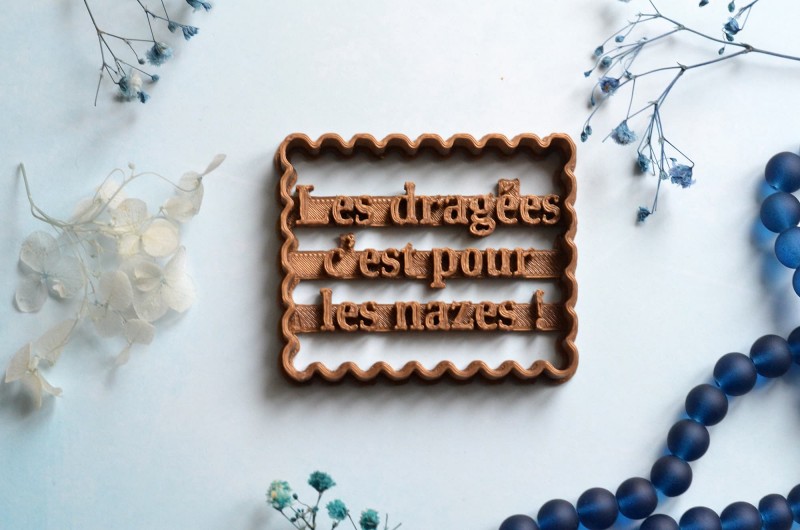 Emporte-pièce coeur Mariage et dragées - La Boîte à Cookies