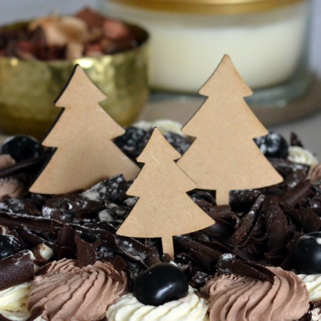 Mini Cake Toppers Sapins