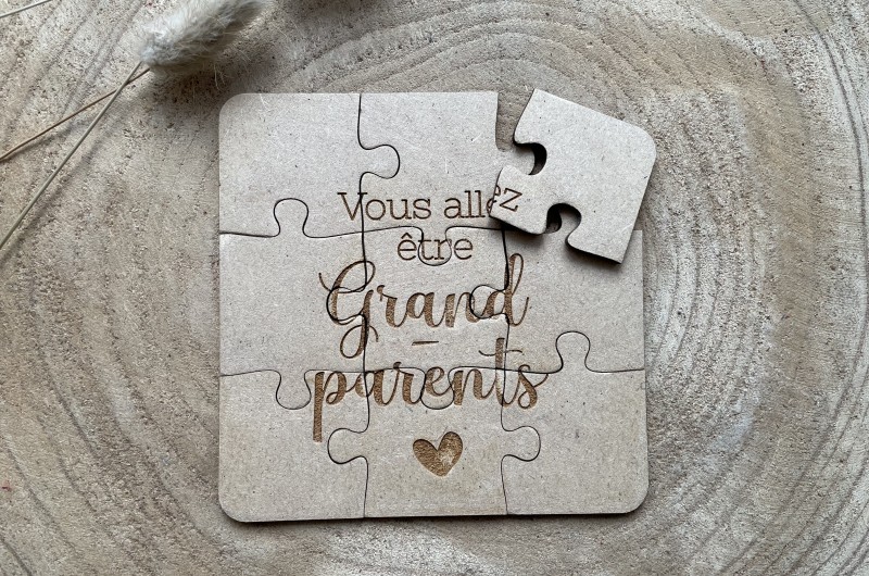 Puzzle en bois Futurs Grand-Parents