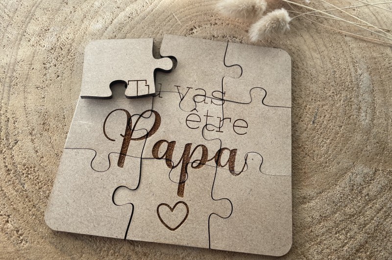 Puzzle en bois Futurs Grand-Parents