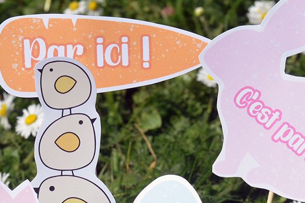 Kit de Chasse aux Oeufs &agrave; imprimer